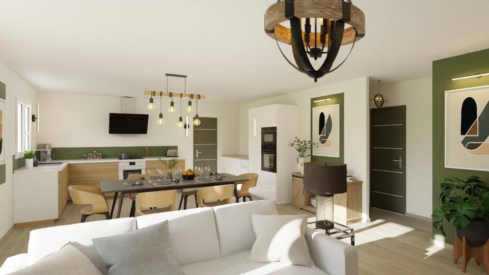 Programme terrain + maison à Langlade en Gard (30) de 120 m² à vendre au prix de 452000€ - 3