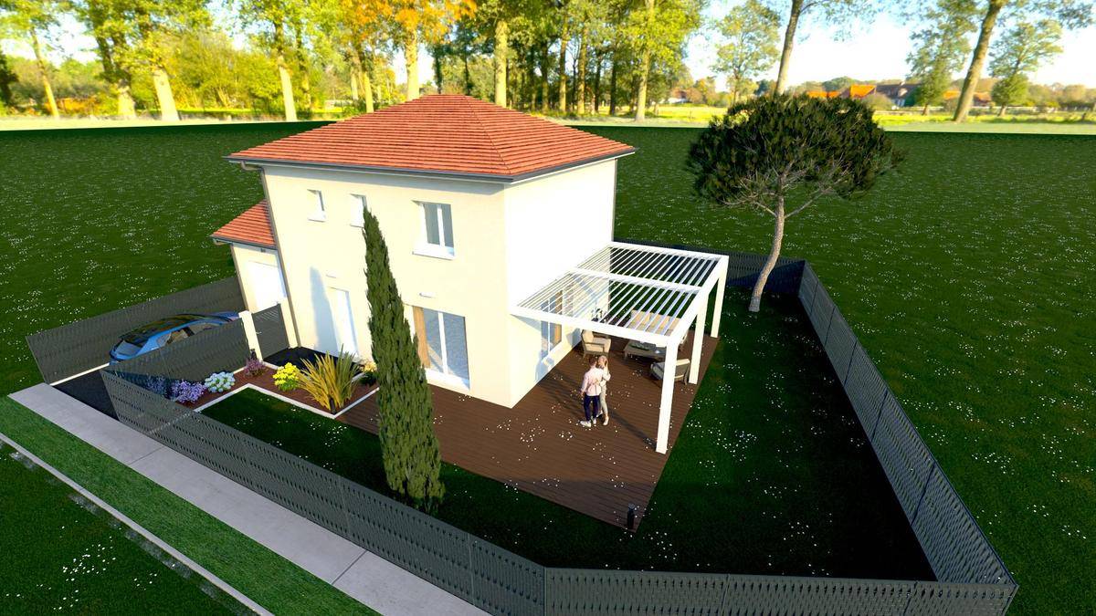Programme terrain + maison à Meyzieu en Rhône (69) de 87 m² à vendre au prix de 270700€ - 3