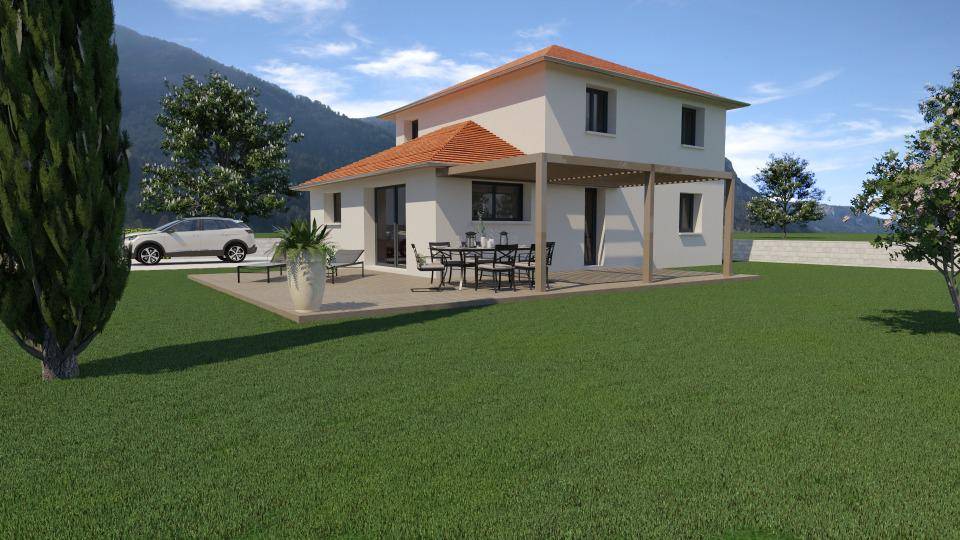 Programme terrain + maison à Claix en Isère (38) de 110 m² à vendre au prix de 519850€ - 1
