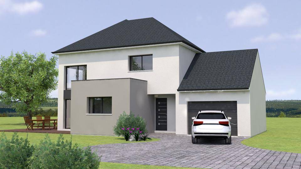 Programme terrain + maison à Les Garennes sur Loire en Maine-et-Loire (49) de 138 m² à vendre au prix de 423000€ - 2