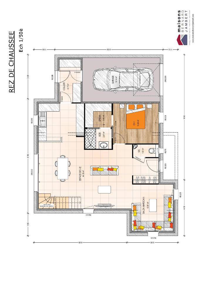 Programme terrain + maison à Mauges-sur-Loire en Maine-et-Loire (49) de 110 m² à vendre au prix de 289000€ - 4