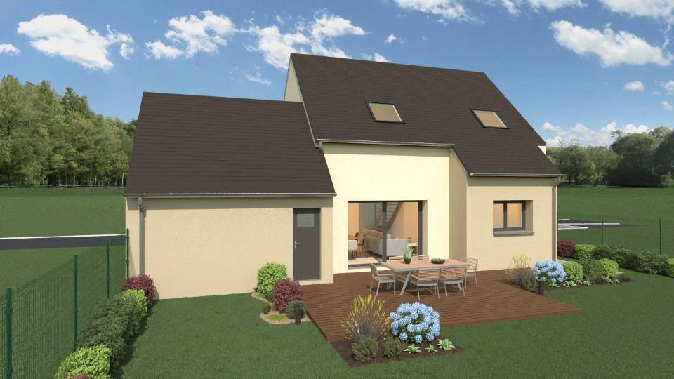 Programme terrain + maison à Dol-de-Bretagne en Ille-et-Vilaine (35) de 89 m² à vendre au prix de 243000€ - 4