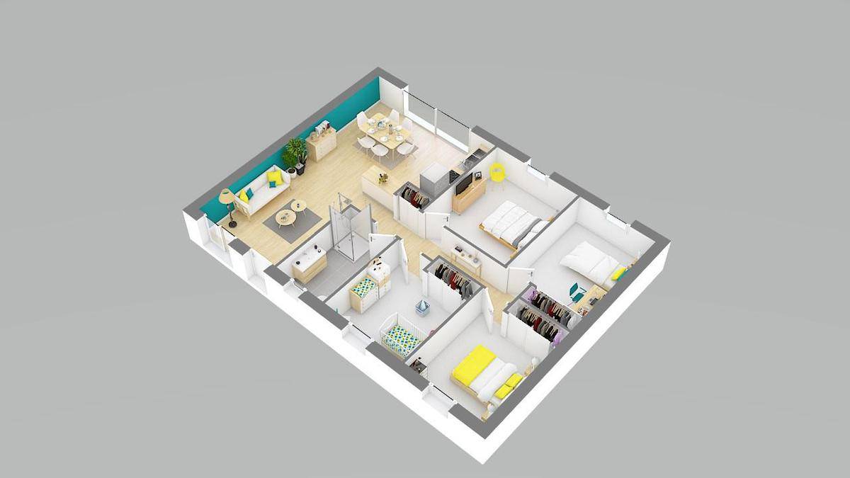 Programme terrain + maison à Saint-Jean-de-Liversay en Charente-Maritime (17) de 90 m² à vendre au prix de 207829€ - 4