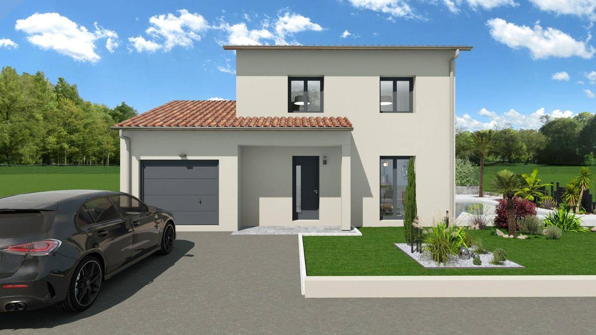 Programme terrain + maison à Saint-Georges-de-Reneins en Rhône (69) de 92 m² à vendre au prix de 339670€ - 2
