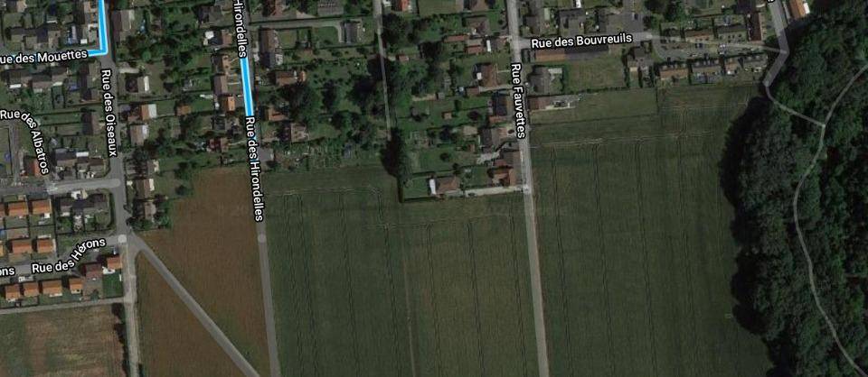 Terrain seul à Carvin en Pas-de-Calais (62) de 401 m² à vendre au prix de 87600€ - 2