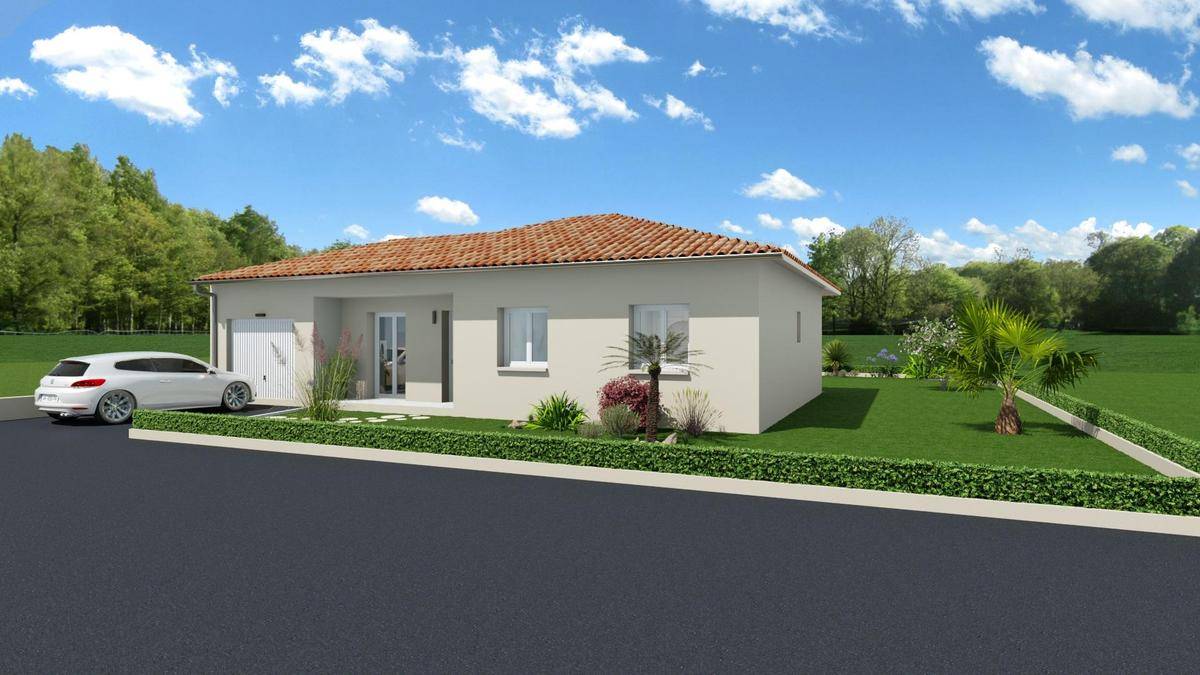 Programme terrain + maison à Garnerans en Ain (01) de 90 m² à vendre au prix de 214500€ - 2