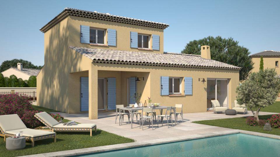 Programme terrain + maison à Besse-sur-Issole en Var (83) de 95 m² à vendre au prix de 390000€ - 1