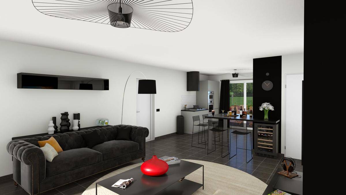 Programme terrain + maison à Riom en Puy-de-Dôme (63) de 92 m² à vendre au prix de 289004€ - 1