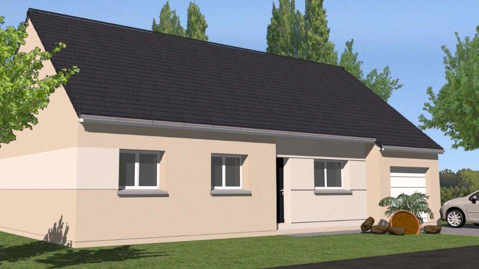 Programme terrain + maison à Fercé-sur-Sarthe en Sarthe (72) de 92 m² à vendre au prix de 202000€ - 1