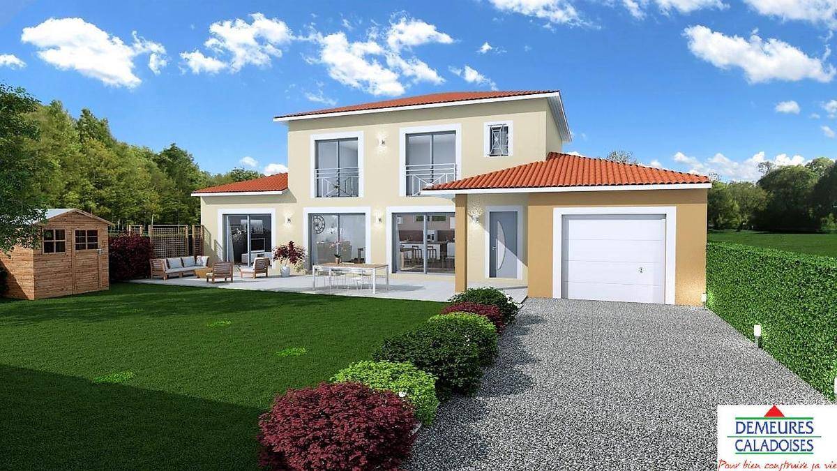 Programme terrain + maison à Blyes en Ain (01) de 110 m² à vendre au prix de 403000€ - 1