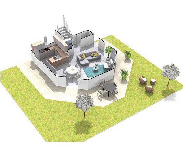 Programme terrain + maison à Voiron en Isère (38) de 113 m² à vendre au prix de 540000€ - 3