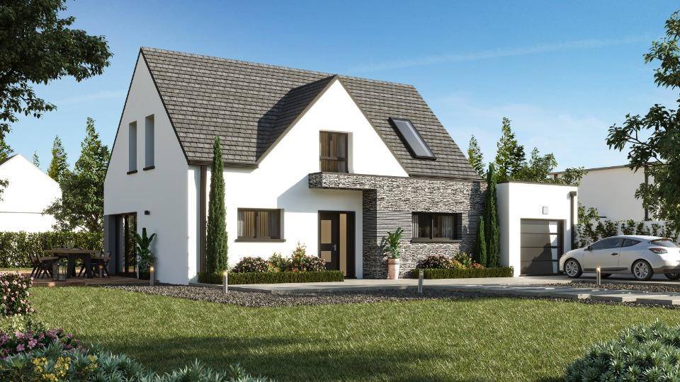 Programme terrain + maison à Dinan en Côtes-d'Armor (22) de 121 m² à vendre au prix de 356300€ - 4