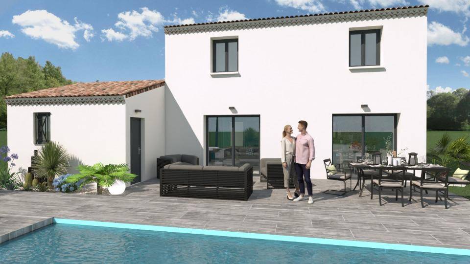 Programme terrain + maison à Loriol-sur-Drôme en Drôme (26) de 83 m² à vendre au prix de 247000€ - 2
