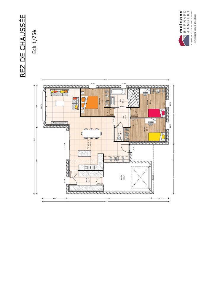 Programme terrain + maison à Verrières-en-Anjou en Maine-et-Loire (49) de 90 m² à vendre au prix de 250120€ - 4