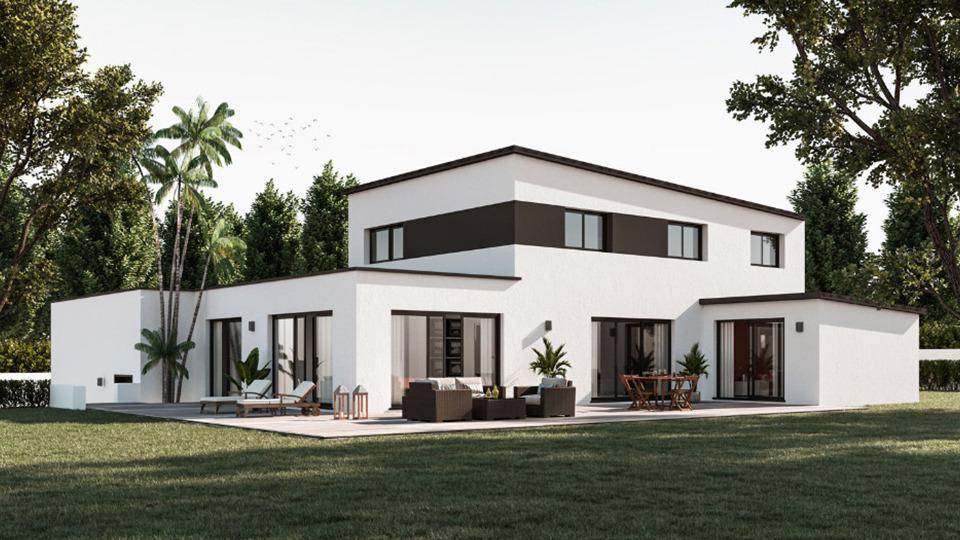 Programme terrain + maison à L'Hermitage en Ille-et-Vilaine (35) de 176 m² à vendre au prix de 478400€ - 1