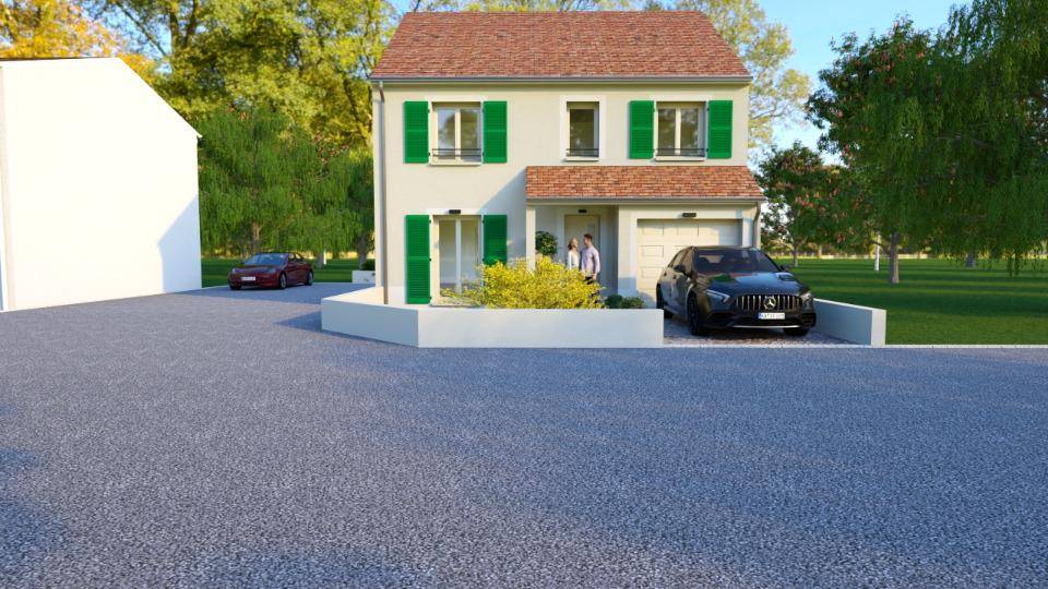 Programme terrain + maison à Rambouillet en Yvelines (78) de 115 m² à vendre au prix de 485000€ - 1