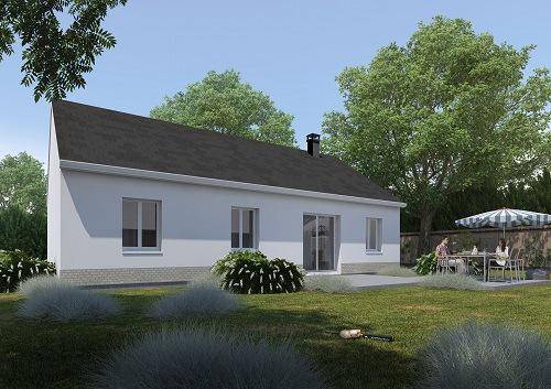 Programme terrain + maison à Val-Couesnon en Ille-et-Vilaine (35) de 74 m² à vendre au prix de 160158€ - 2