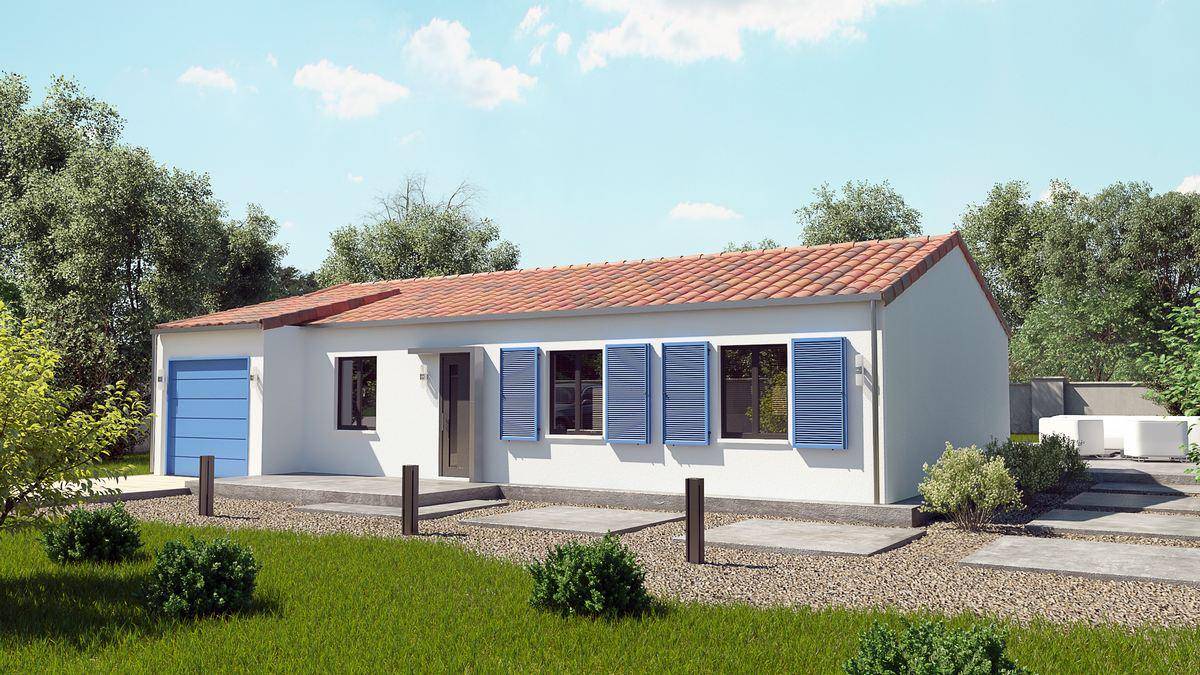 Programme terrain + maison à Petosse en Vendée (85) de 82 m² à vendre au prix de 198455€ - 3