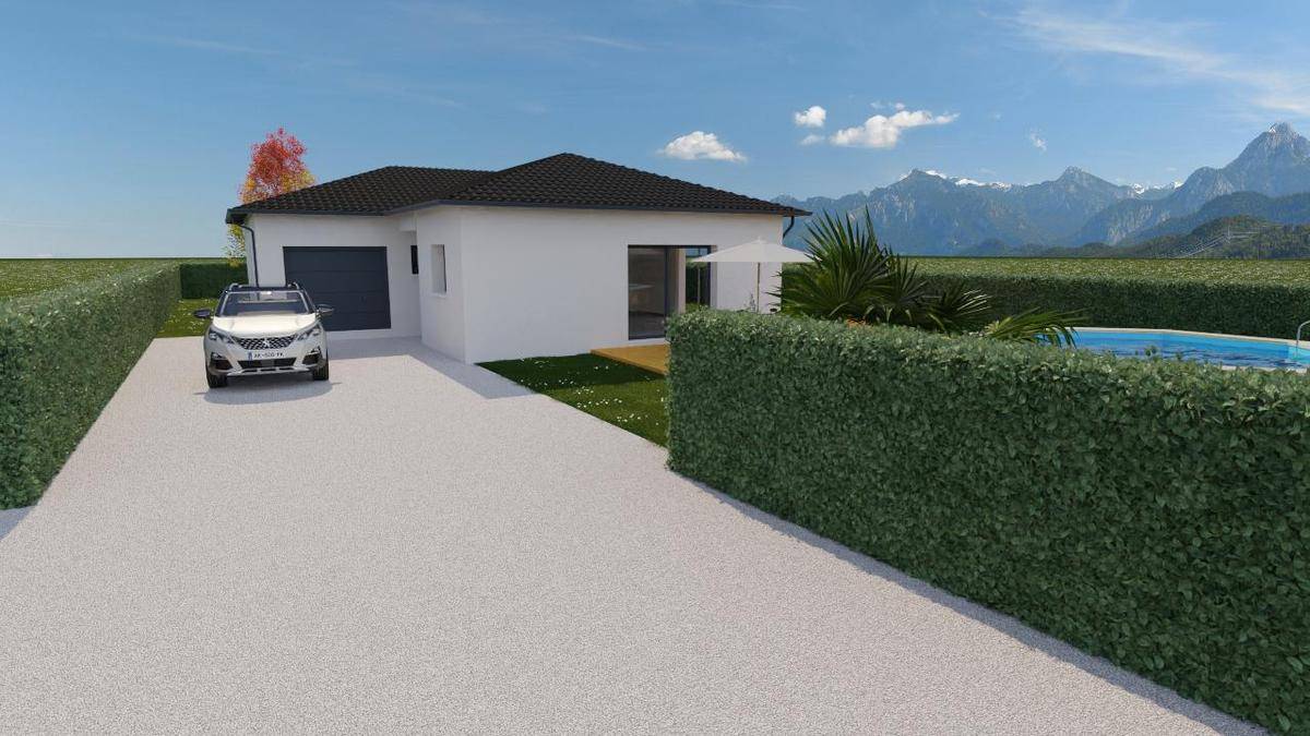 Programme terrain + maison à Brégnier-Cordon en Ain (01) de 90 m² à vendre au prix de 287952€ - 1