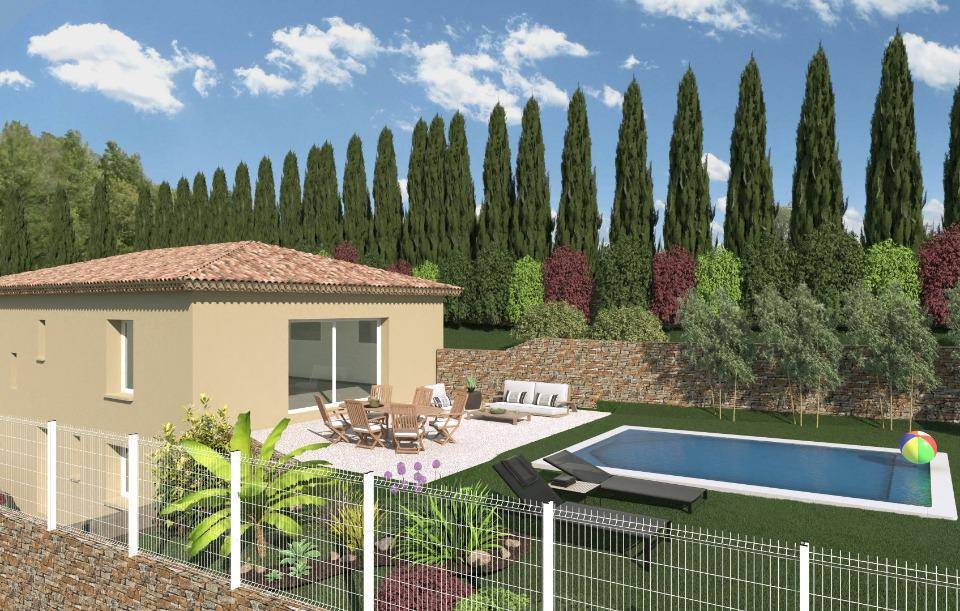 Programme terrain + maison à Bormes-les-Mimosas en Var (83) de 101 m² à vendre au prix de 647900€ - 2