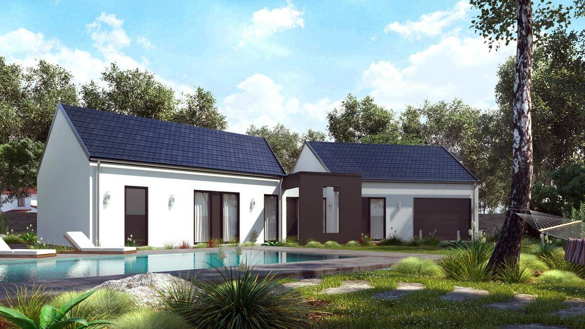 Programme terrain + maison à Frossay en Loire-Atlantique (44) de 95 m² à vendre au prix de 346340€ - 2