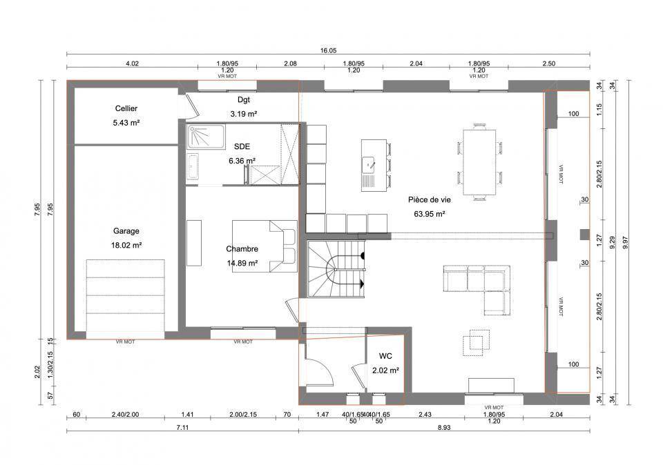 Programme terrain + maison à Trouville-sur-Mer en Calvados (14) de 155 m² à vendre au prix de 655000€ - 3