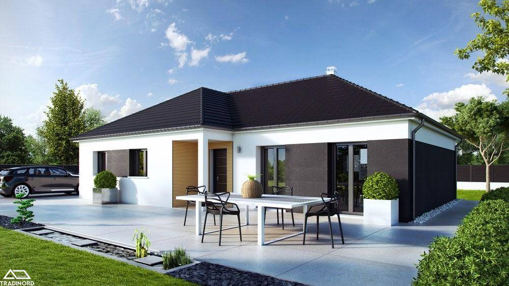 Programme terrain + maison à Quarouble en Nord (59) de 110 m² à vendre au prix de 278500€ - 2