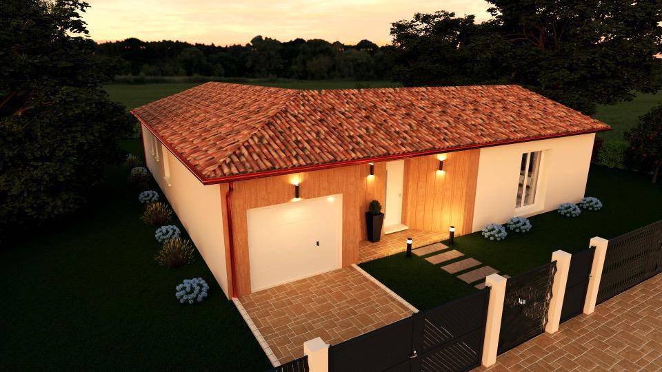 Programme terrain + maison à Montendre en Charente-Maritime (17) de 100 m² à vendre au prix de 244014€ - 2