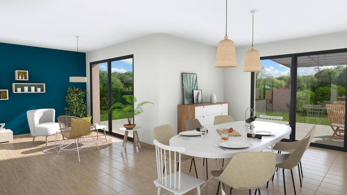Programme terrain + maison à Montmerle-sur-Saône en Ain (01) de 120 m² à vendre au prix de 475000€ - 3
