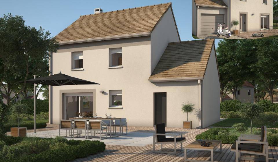 Programme terrain + maison à Sargé-lès-le-Mans en Sarthe (72) de 91 m² à vendre au prix de 255000€ - 1