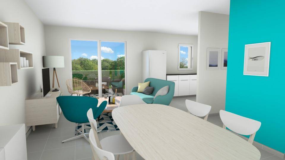 Programme terrain + maison à Plogastel-Saint-Germain en Finistère (29) de 71 m² à vendre au prix de 212000€ - 3