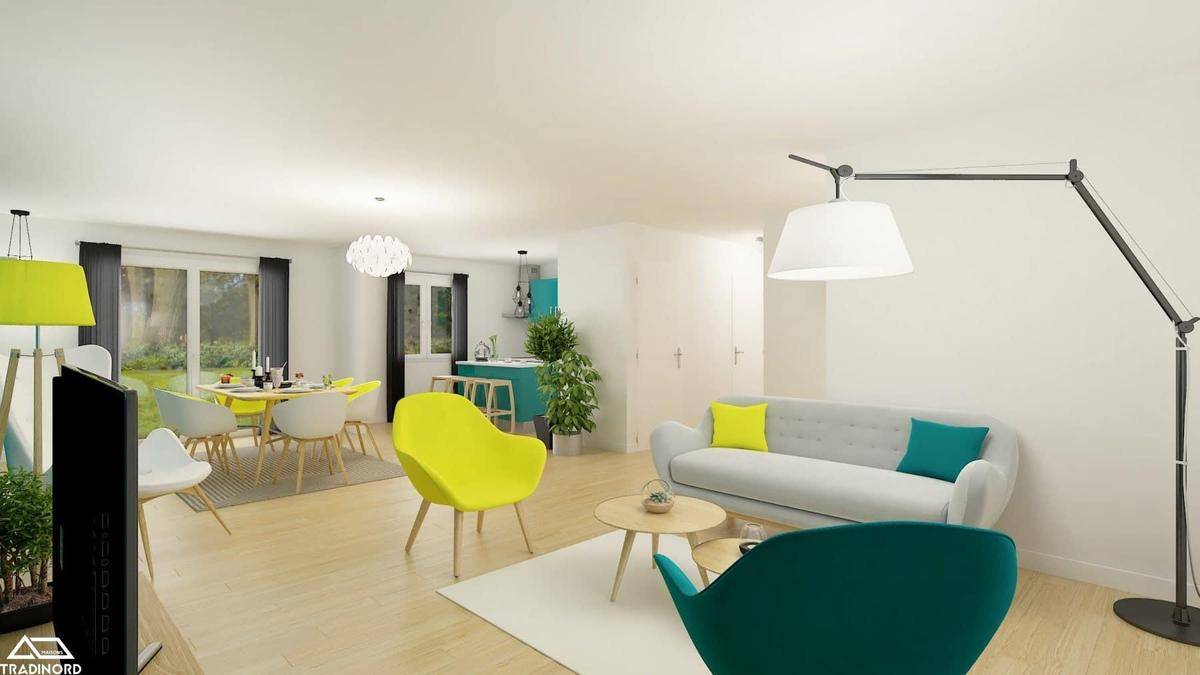 Programme terrain + maison à Crespin en Nord (59) de 90 m² à vendre au prix de 160100€ - 4