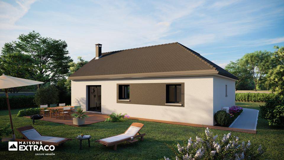 Programme terrain + maison à Longchamps en Eure (27) de 84 m² à vendre au prix de 202400€ - 2