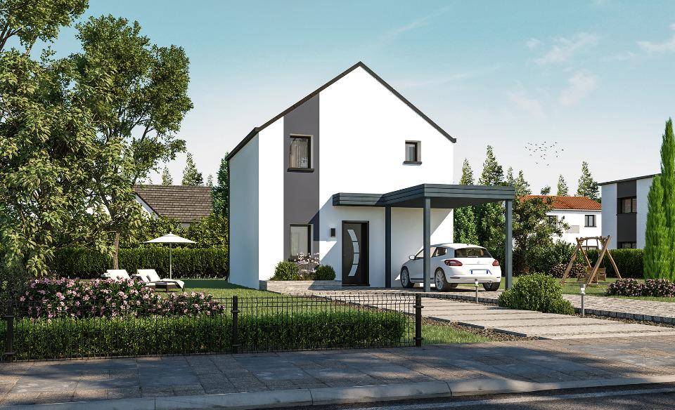 Programme terrain + maison à Tinténiac en Ille-et-Vilaine (35) de 71 m² à vendre au prix de 271000€ - 2