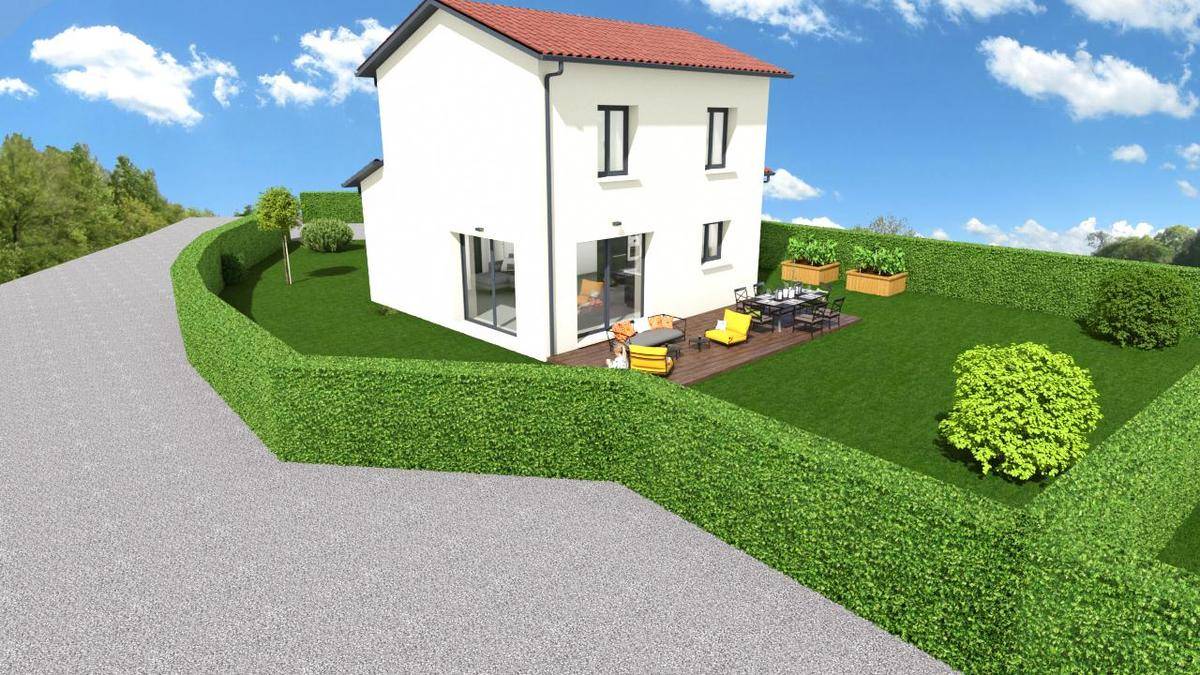Programme terrain + maison à Vaugneray en Rhône (69) de 90 m² à vendre au prix de 450825€ - 4