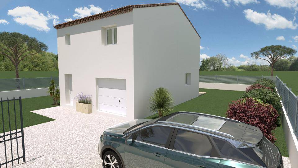 Programme terrain + maison à Fayence en Var (83) de 92 m² à vendre au prix de 402000€ - 2