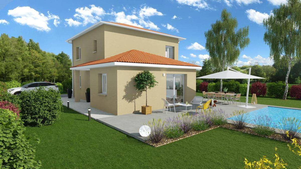 Programme terrain + maison à Jonage en Rhône (69) de 120 m² à vendre au prix de 525925€ - 2