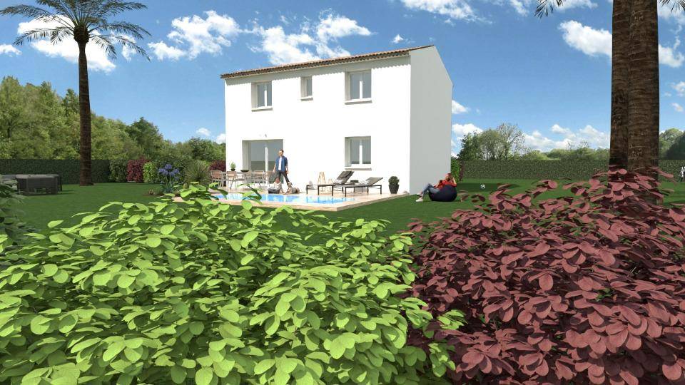 Programme terrain + maison à Roquebrune-sur-Argens en Var (83) de 98 m² à vendre au prix de 482000€ - 1