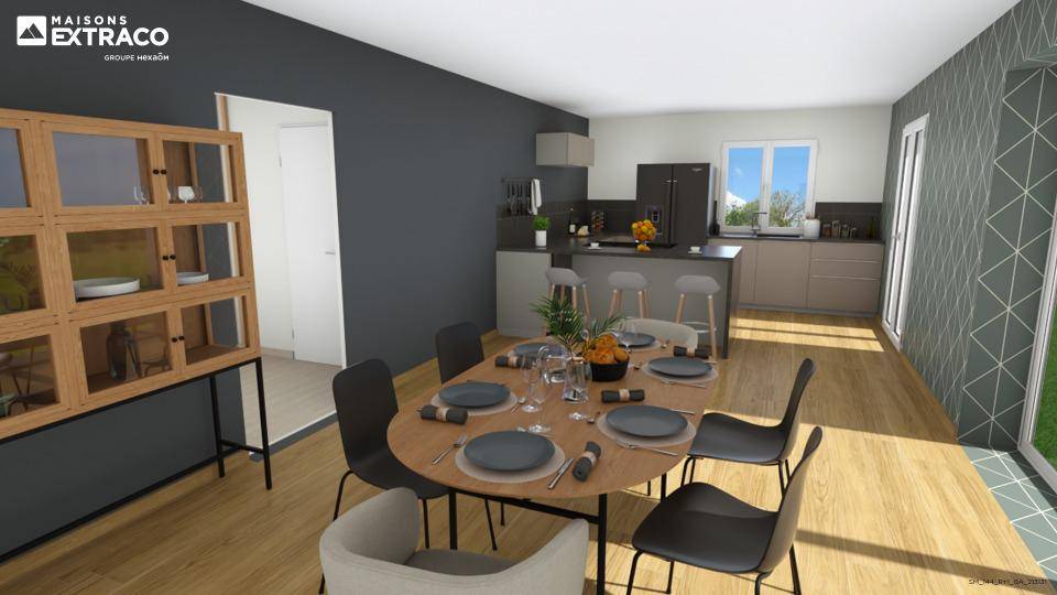 Programme terrain + maison à Le Tilleul en Seine-Maritime (76) de 144 m² à vendre au prix de 396600€ - 2