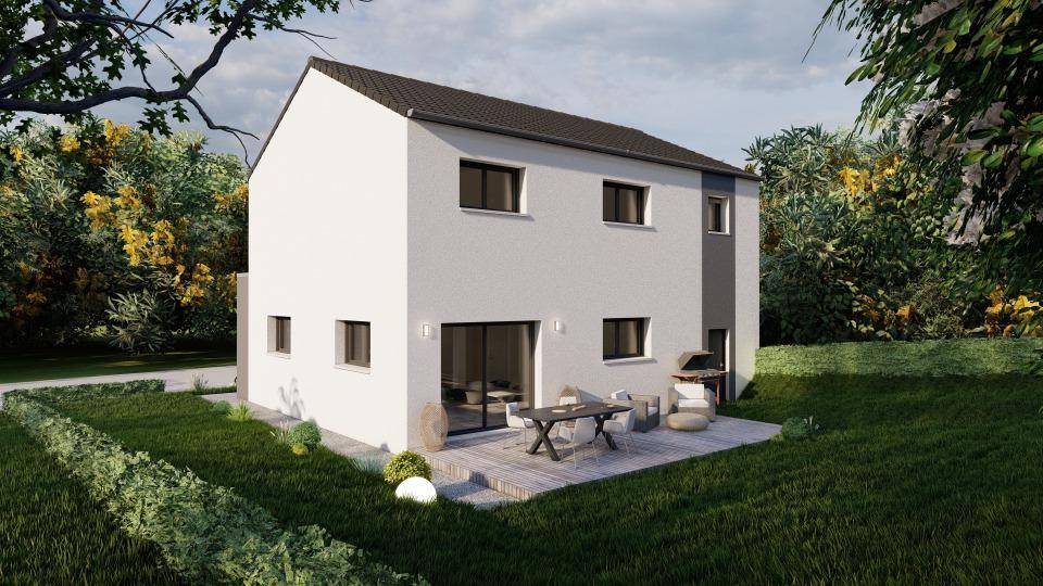 Programme terrain + maison à Metzeresche en Moselle (57) de 130 m² à vendre au prix de 341900€ - 3