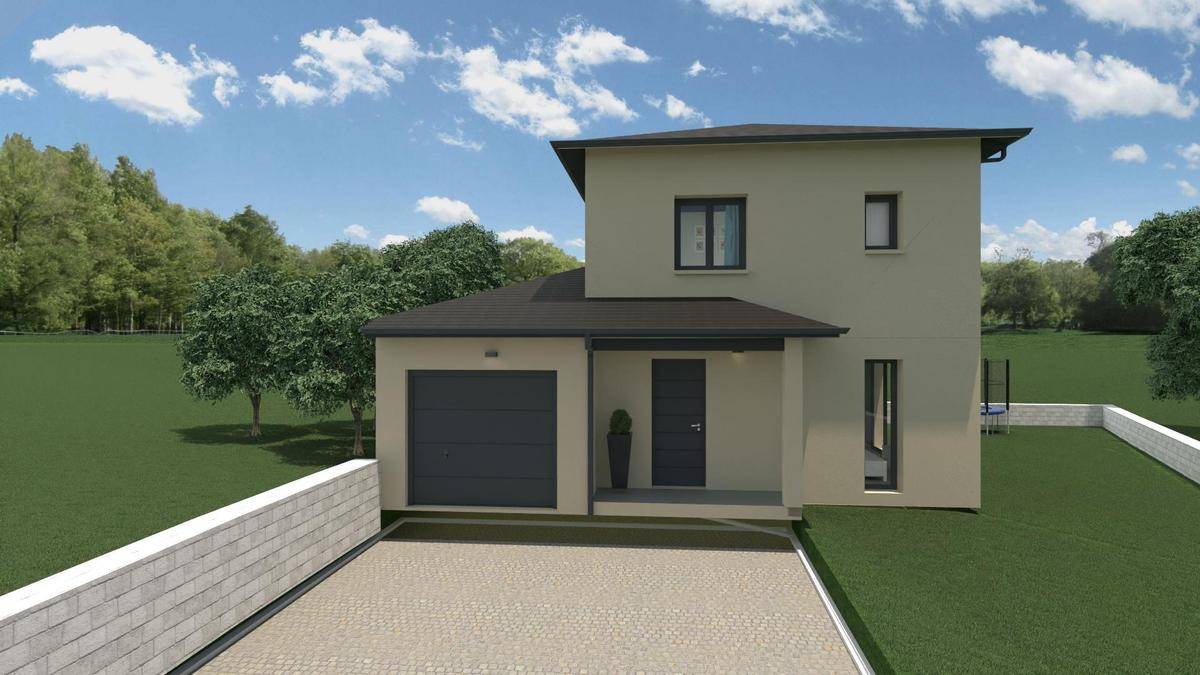 Programme terrain + maison à Jonage en Rhône (69) de 110 m² à vendre au prix de 511169€ - 1