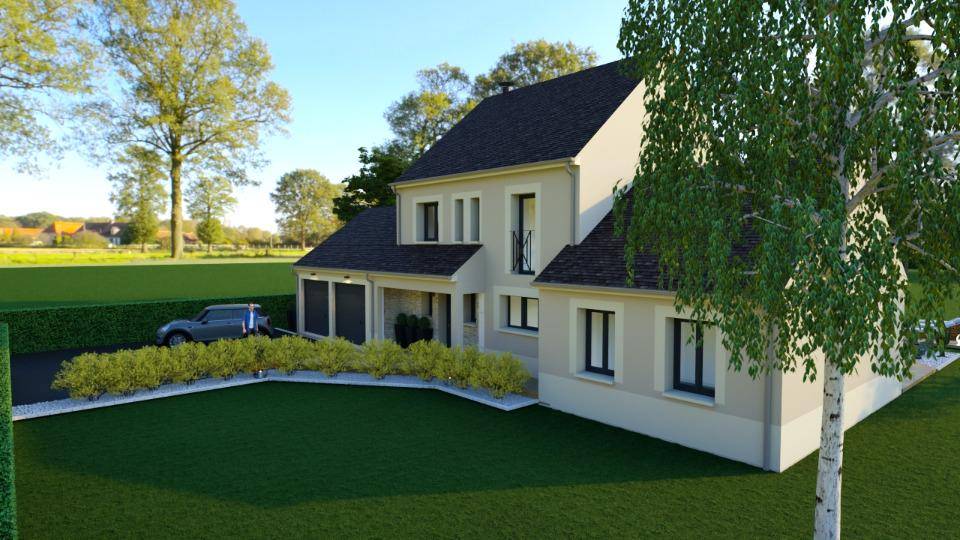 Programme terrain + maison à Milly-la-Forêt en Essonne (91) de 140 m² à vendre au prix de 435900€ - 4