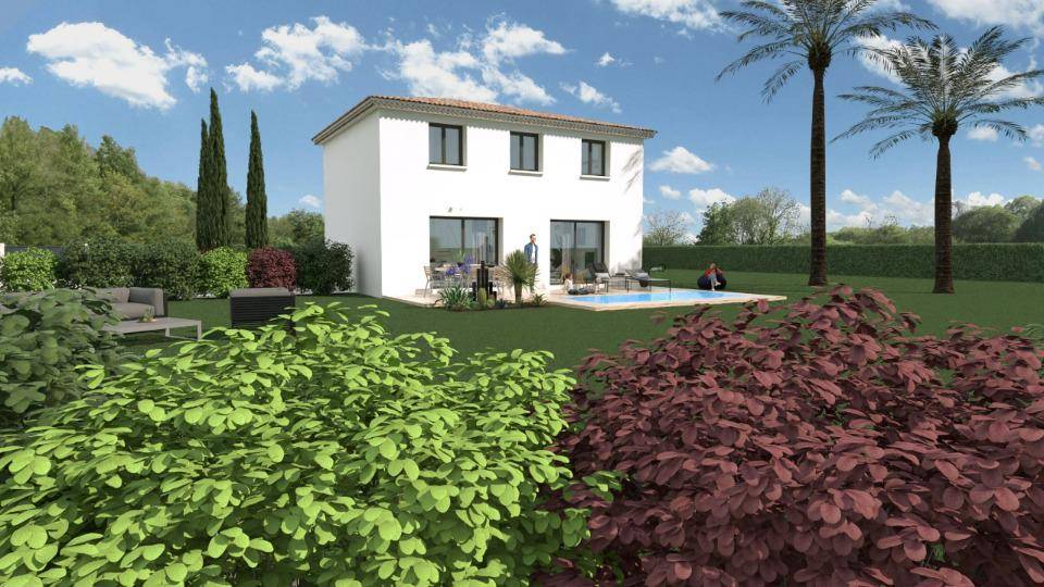 Programme terrain + maison à Roquebrune-sur-Argens en Var (83) de 98 m² à vendre au prix de 487000€ - 1