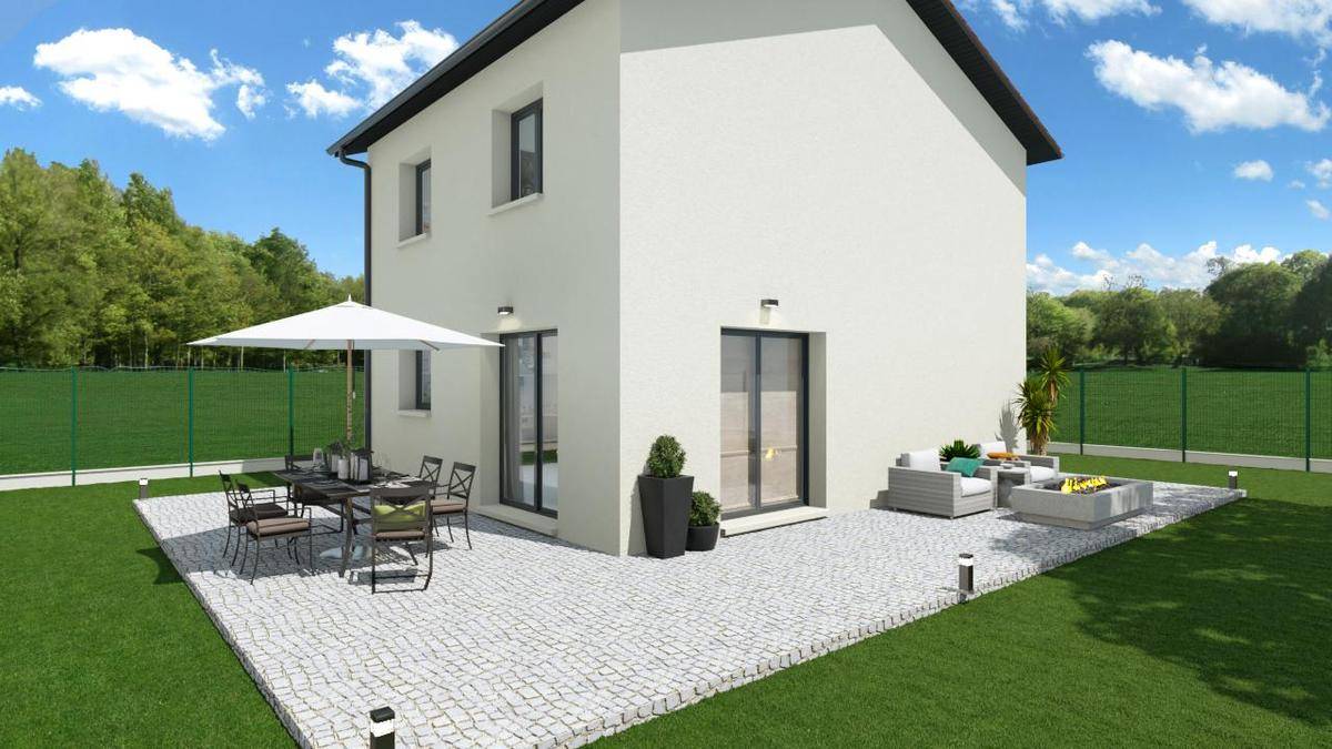 Programme terrain + maison à Diémoz en Isère (38) de 90 m² à vendre au prix de 338125€ - 4