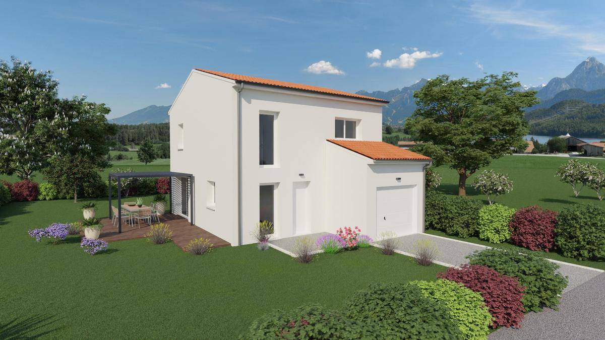 Programme terrain + maison à Cournon-d'Auvergne en Puy-de-Dôme (63) de 100 m² à vendre au prix de 281690€ - 3