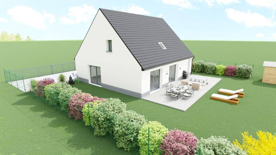 Programme terrain + maison à Leforest en Pas-de-Calais (62) de 123 m² à vendre au prix de 272134€ - 2