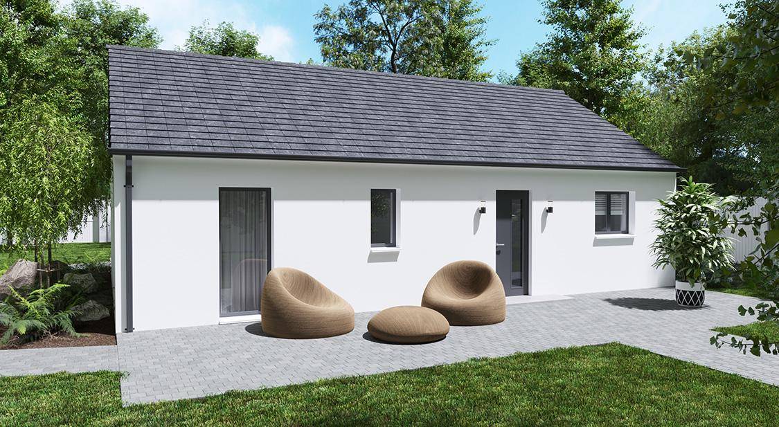 Programme terrain + maison à Cercy-la-Tour en Nièvre (58) de 79 m² à vendre au prix de 128154€ - 1