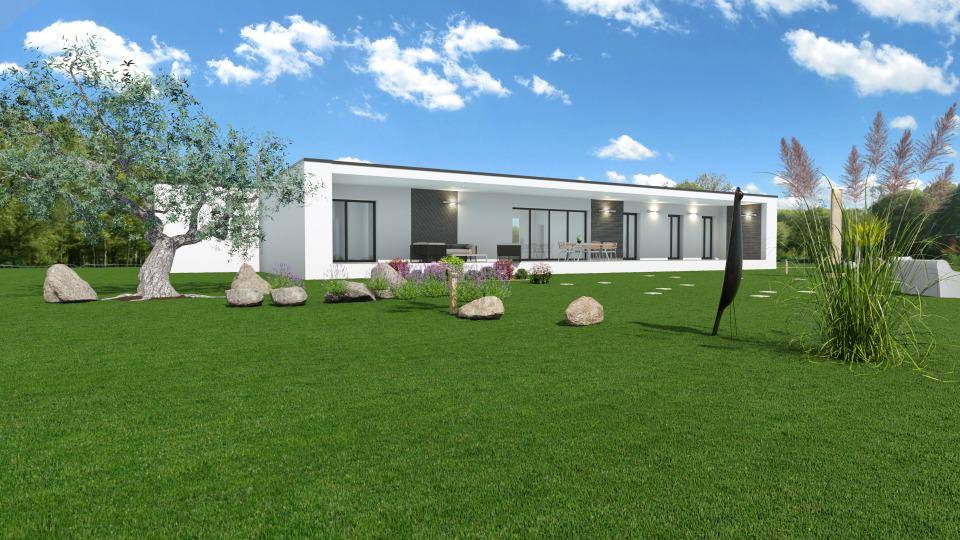Programme terrain + maison à Saint-Martin-de-Villereglan en Aude (11) de 140 m² à vendre au prix de 347000€ - 2