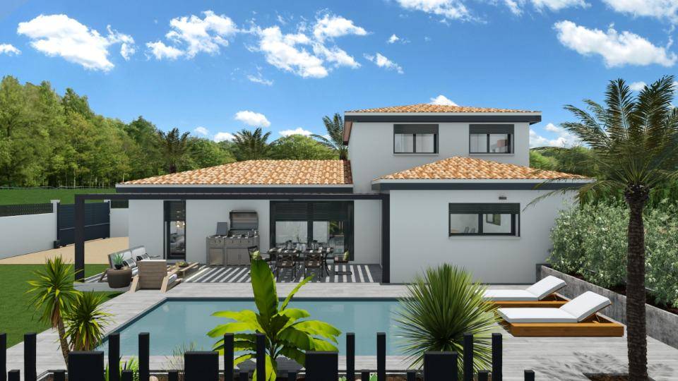 Programme terrain + maison à Morières-lès-Avignon en Vaucluse (84) de 90 m² à vendre au prix de 440000€ - 2