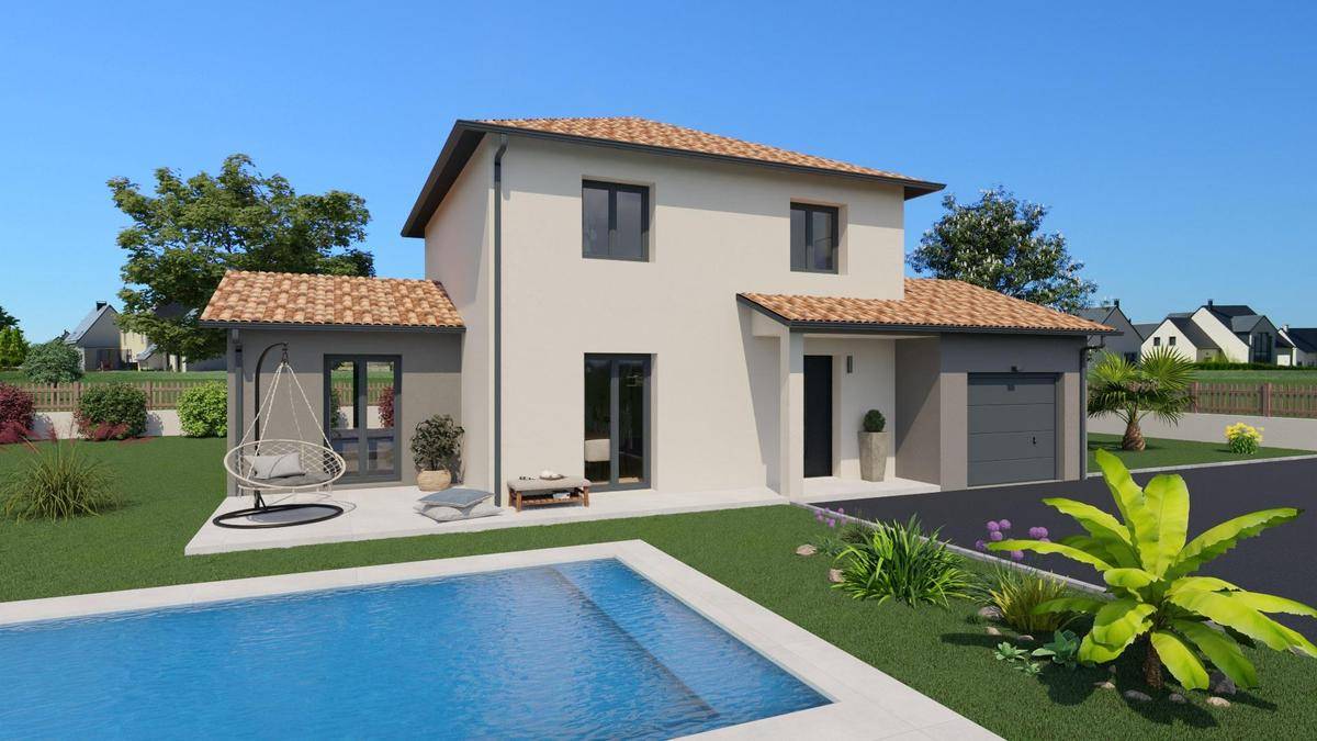 Programme terrain + maison à Romanèche-Thorins en Saône-et-Loire (71) de 110 m² à vendre au prix de 287500€ - 2